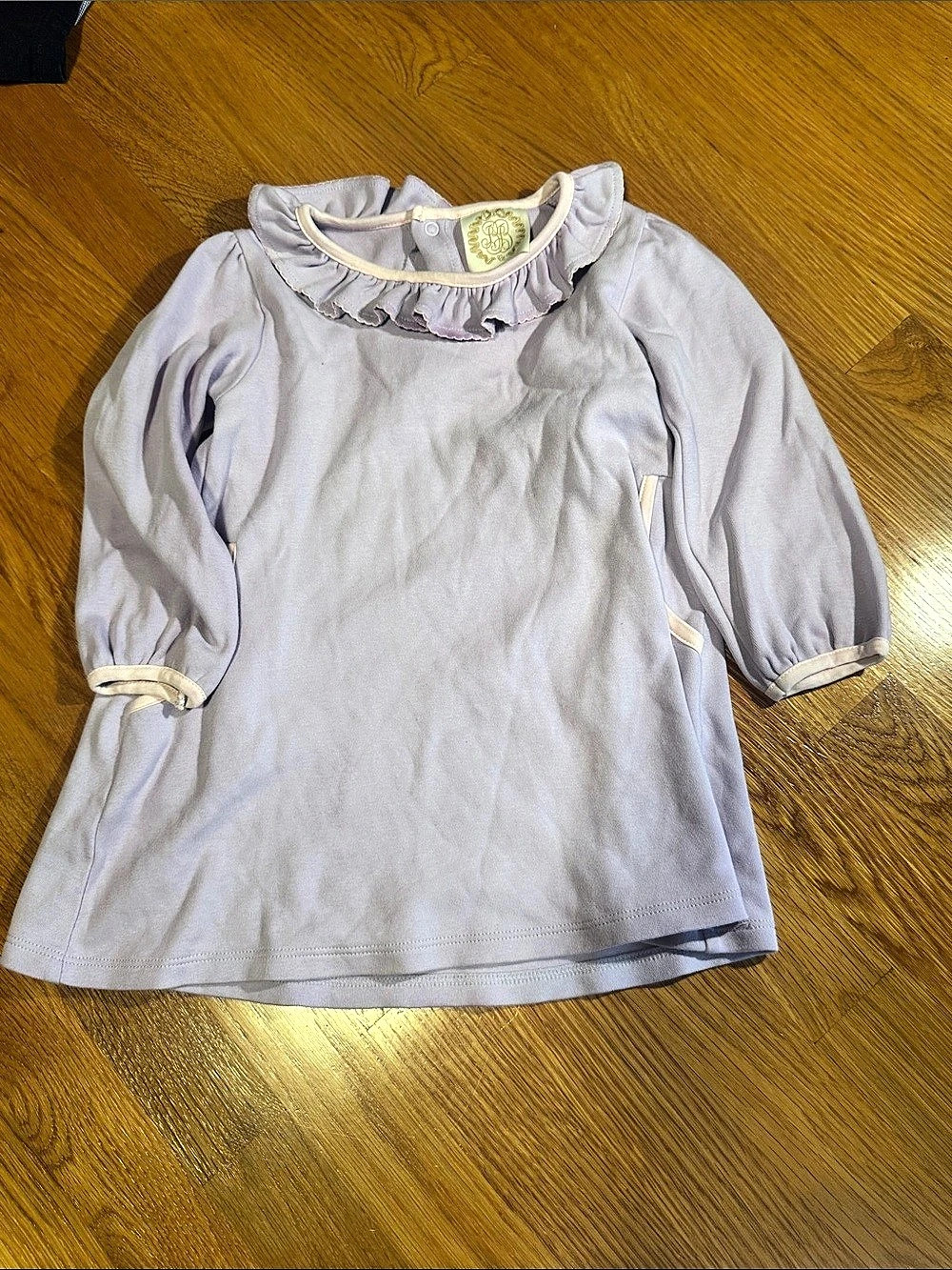 The Beaufort Bonnet Company Girls' Purple Cotton dress Size 4T